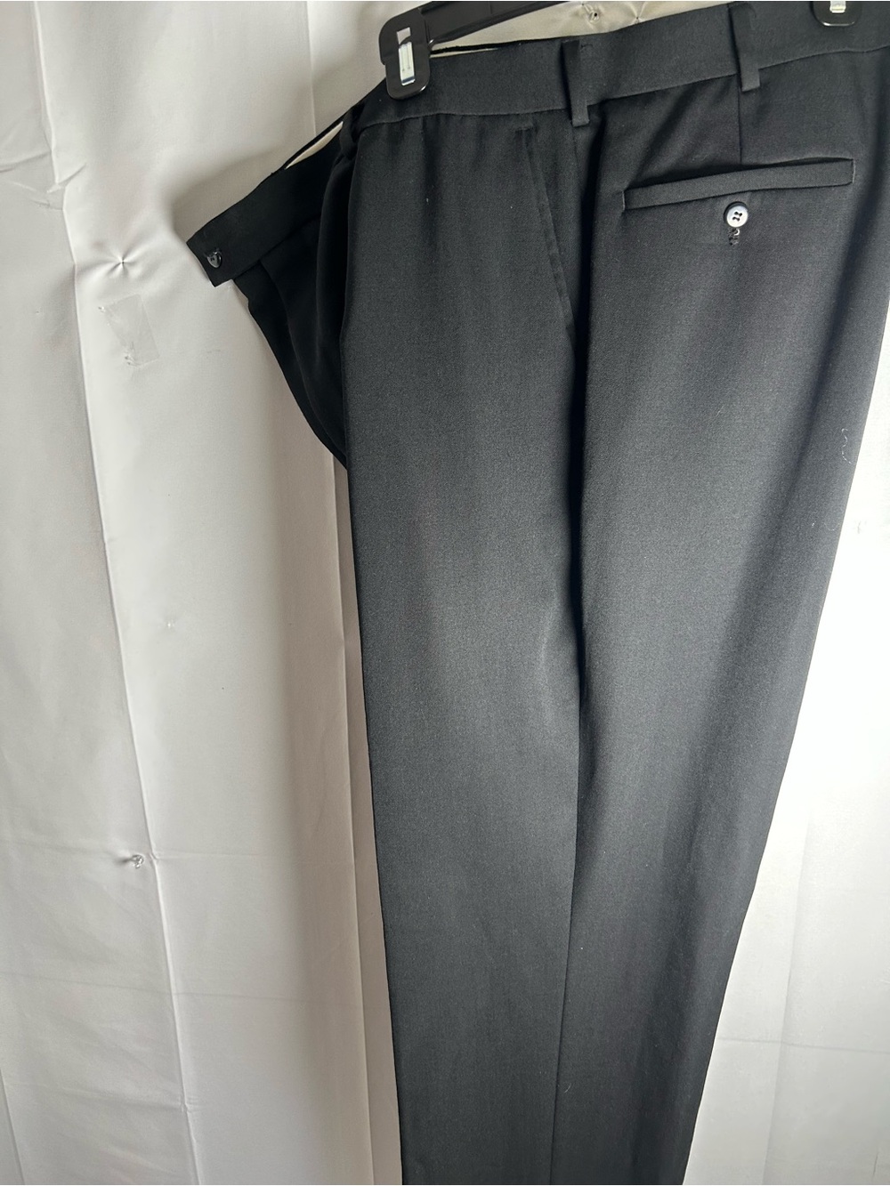 Men's Black Dress Pants - Classic Straight Fit 40X32 - Picture 16 of 16